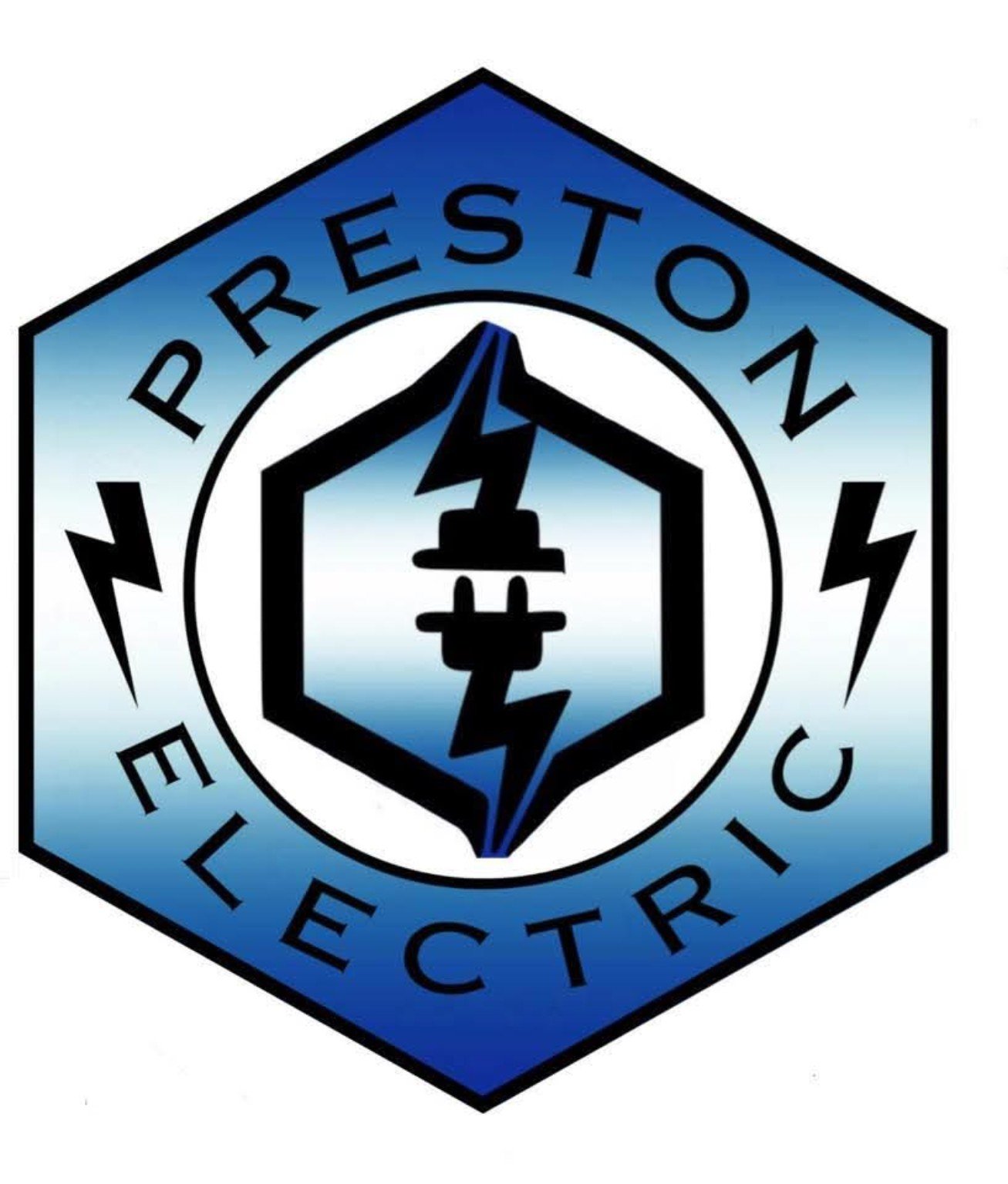 Preston Electric electrical contractor logo